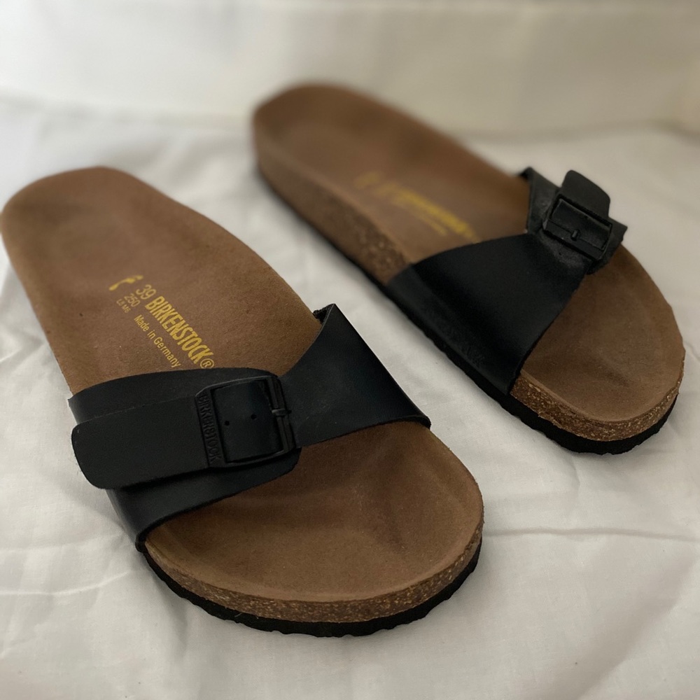 Birkenstock’s with Black Straps